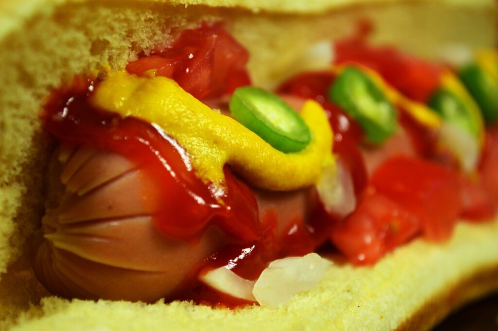 hot dog con salse